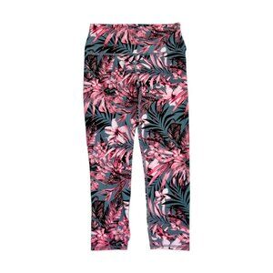 Evolution and Creation Tropical Leaf Print Leggings! EVCR, Size Large, NWOT!